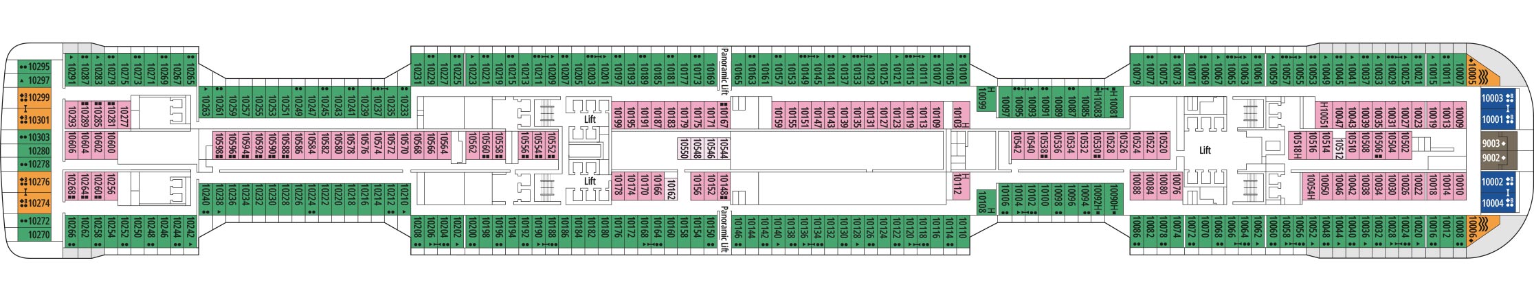 Deck plans: select your cabin | MSC Euribia| MSC Cruises