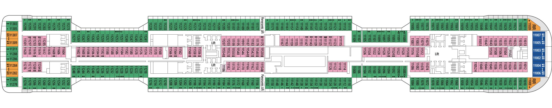 Deck plans: select your cabin | MSC Euribia| MSC Cruises