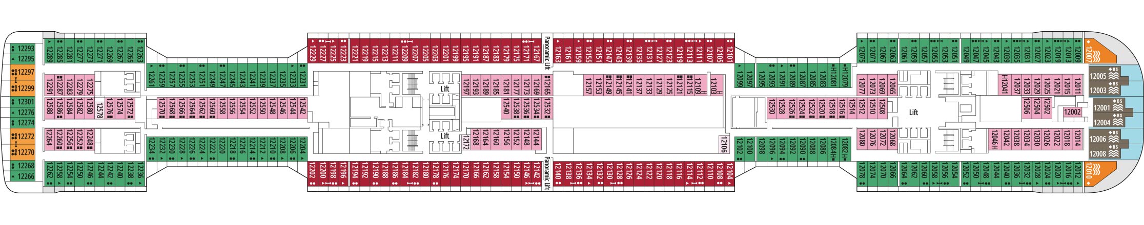 Deck plans: select your cabin | MSC Euribia| MSC Cruises