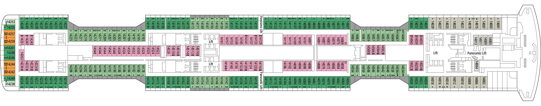 Deck plans: select your cabin | MSC Euribia| MSC Cruises