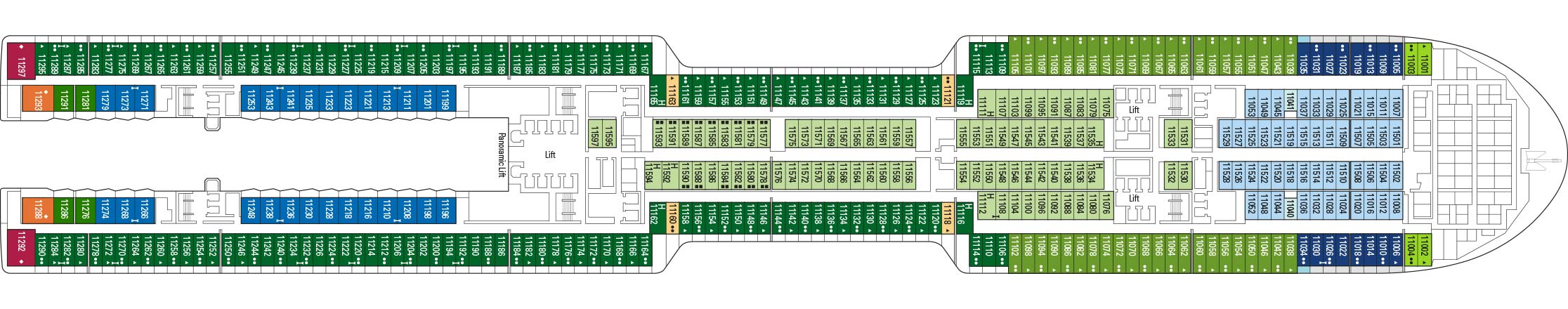 Deck Plan - MSC World Europa Cruise Ship | MSC Cruises