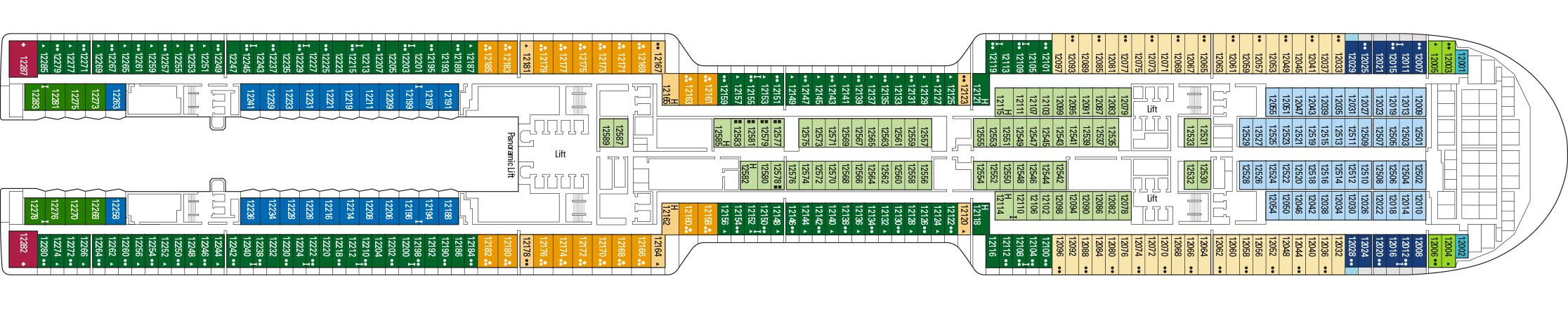 Deck Plan - MSC World Europa Cruise Ship | MSC Cruises