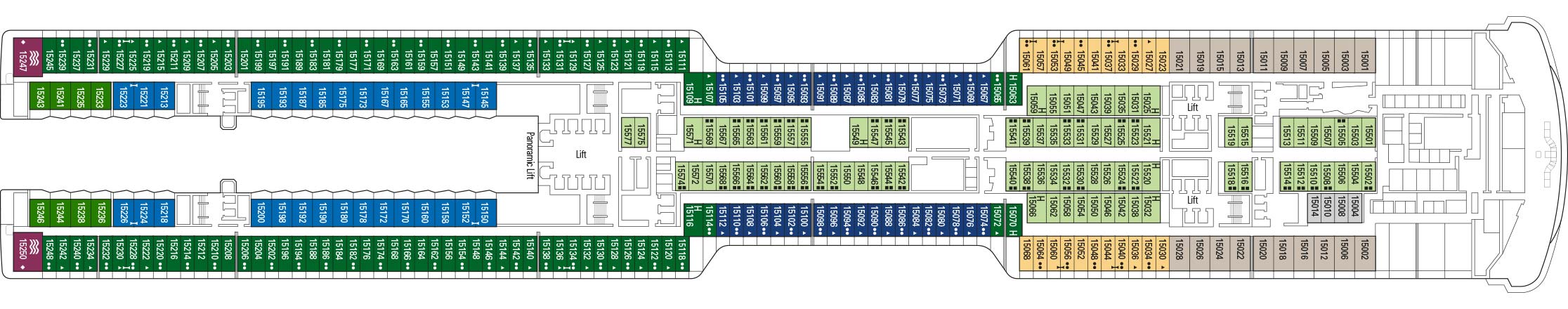 Deck Plan - MSC World Europa Cruise Ship | MSC Cruises