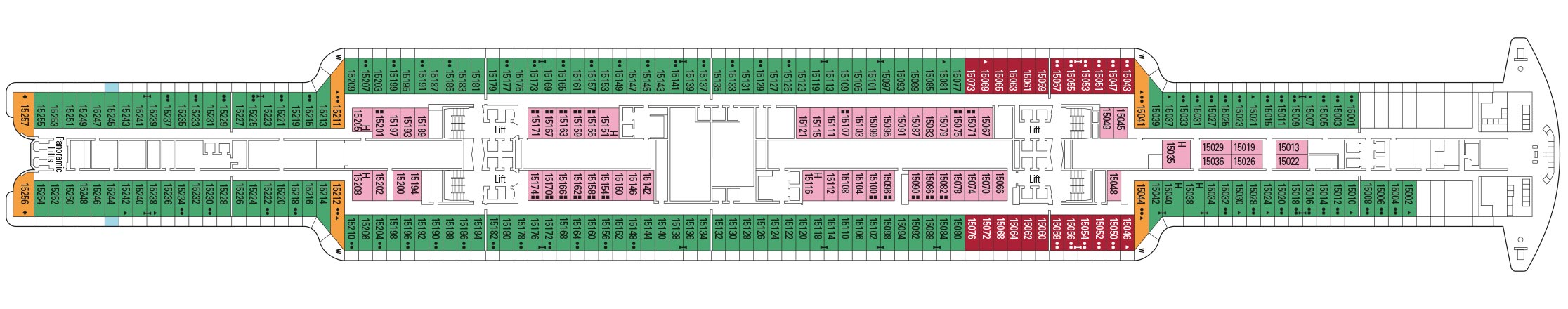 Deck Plan - MSC Seascape Cruise Ship | MSC Cruises