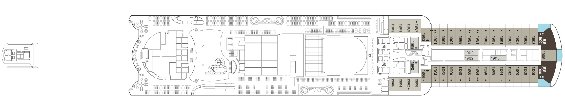 Deck Plan - MSC Seascape Cruise Ship | MSC Cruises