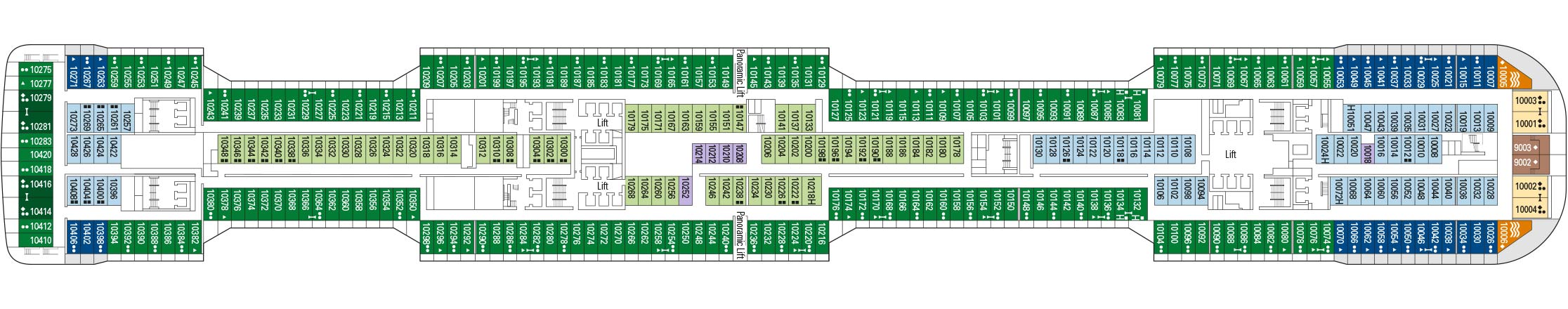 Deck plans: select your cabin | MSC Virtuosa | MSC Cruises