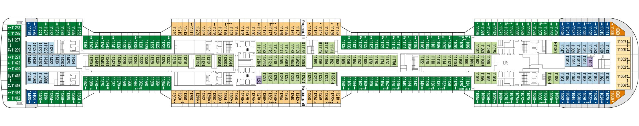 Deck plans: select your cabin | MSC Virtuosa | MSC Cruises