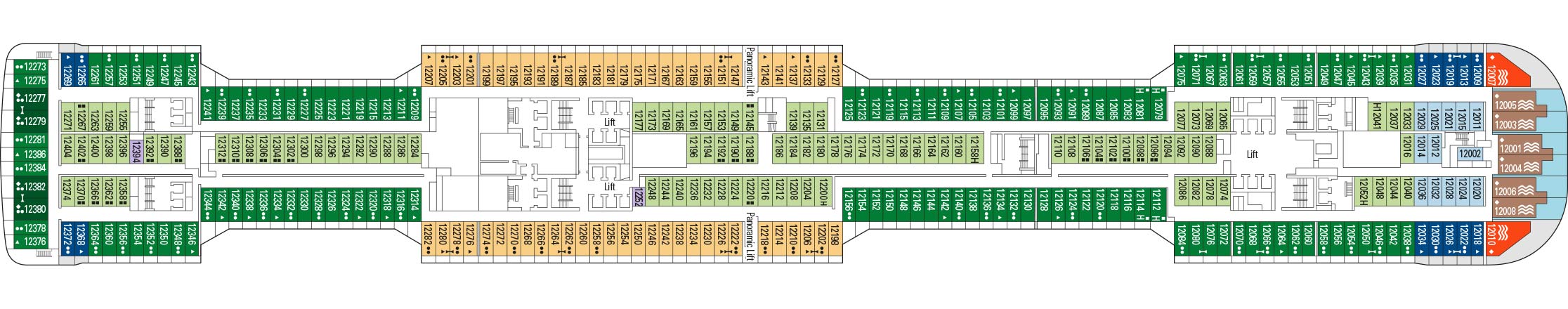 Deck plans: select your cabin | MSC Virtuosa | MSC Cruises