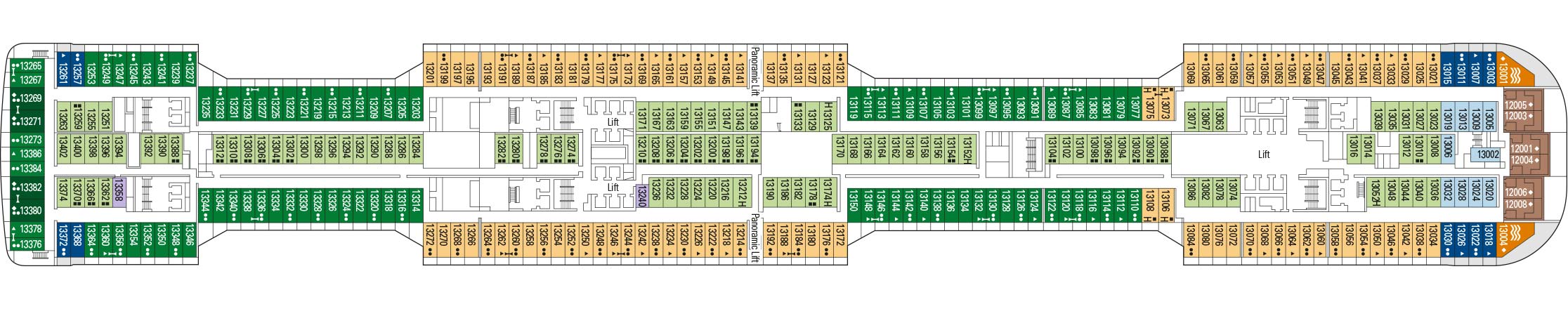 Deck plans: select your cabin | MSC Virtuosa | MSC Cruises