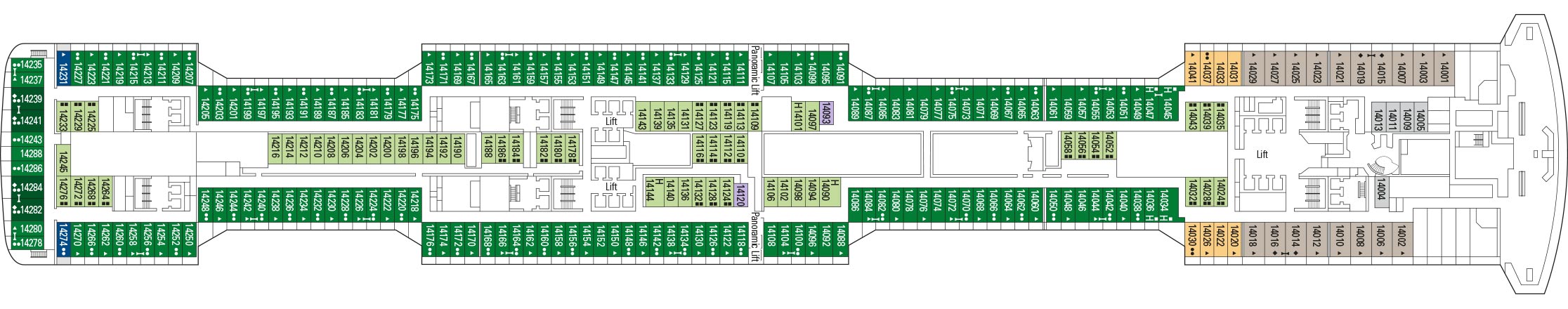 Deck plans: select your cabin | MSC Virtuosa | MSC Cruises